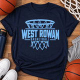 West Rowan Basketball - You Choose The Shirt Style - Shirt Color is Navy