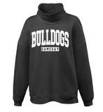 Bulldogs Women's Mockneck Sweatshirt