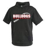 Bulldogs Short Sleeve Hooded Warmup Jersey