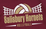 Salisbury Volleyball  - You Choose The Shirt Style - Maroon