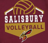 Salisbury Volleyball  - You Choose The Shirt Style - Maroon