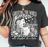 Ghosting The World - Shirt Color Is Black/Heather Black