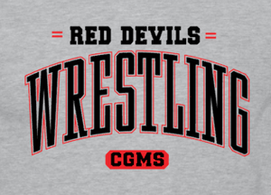 China Grove Middle Wrestling - You Choose The Shirt Style - Gray