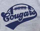 Cougars Football -  Shirt Color Is Gray