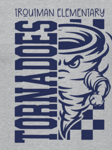 Troutman Elementary School - You Choose The Shirt Style - Shirt Color Is Gray