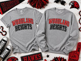 Woodland Heights Elementary Hawks - You Choose The Shirt Style & Shirt Color