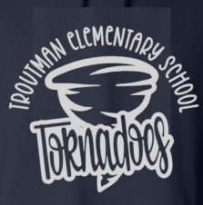 Troutman Elementary School - You Choose The Shirt Style - Shirt Color Is Navy