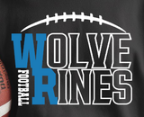 Wolverines Football -  Shirt Color Is Black