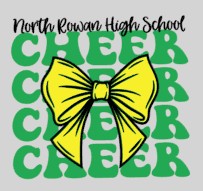 North Rowan High School Cheer - You Choose The Shirt Style - Gray