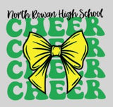 North Rowan High School Cheer - You Choose The Shirt Style - Gray