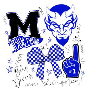 Mooresville Blue Devils Cheer  - You Choose The Shirt Style