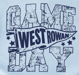 West Rowan Game Day - You Choose The Shirt Style - Shirt Color Light Blue