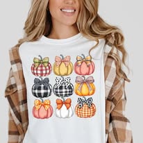 Pumpkin Stack - Shirt Color Is White