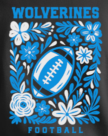 Wolverines Football -  Shirt Color Is Black
