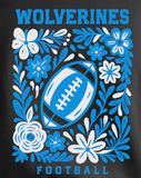 Wolverines Football -  Shirt Color Is Black