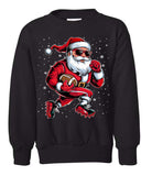 Christmas Football - You Choose The Shirt Style - Shirt Color Is Black