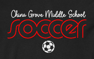China Grove Middle Soccer - You Choose The Shirt Style - Black