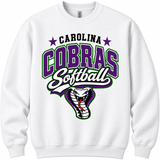 Carolina Cobras Softball ~ You Choose The Shirt Style - Shirt Color Is White