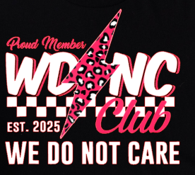 We Do Not Care - Shirt Color Is Black - You Choose The Shirt Style