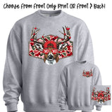 Valentine XOXO Deer - You Choose The Shirt Style & Print Options