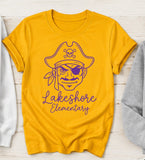 Lakeshore Elementary School - You Choose The Shirt Style - Shirt Color is Yellow (#6)