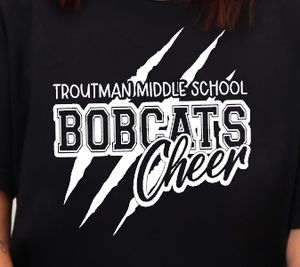 Troutman Middle School - You Choose The Shirt Style - Shirt Color Is Black