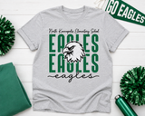 North Kannapolis Elementary School - You Choose The Shirt Style - Shirt Color is Gray