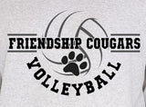 Friendship Elementary School - Volleyball - Sponsor Shirt