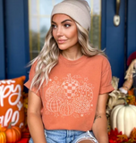 Pumpkin Stack - Shirt Color Is Heather Orange