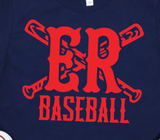 East Rowan Baseball - You Choose The Shirt Style - Shirt Color Is Navy