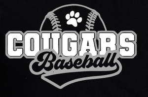 Cougars Baseball  - Shirt Color Is Black