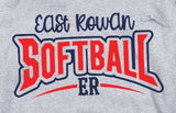 East Rowan Softball - You Choose The Shirt Style - Shirt Color Is Gray