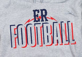 East Rowan Football  - You Choose The Shirt Style - Shirt Color Is Gray