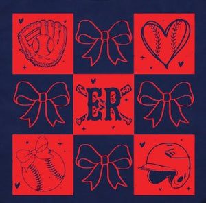 East Rowan Softball - You Choose The Shirt Style - Shirt Color Is Navy