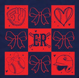 East Rowan Softball - You Choose The Shirt Style - Shirt Color Is Navy
