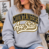 Custom Text - You Choose The Team Name & Colors  Shirt Color is Gray