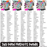 Band Mascot Graphic - You Choose The Shirt Style & 165 Mascot Names To Choose From
