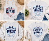 Custom Baseball Design - You Choose the Shirt Style - Shirt Color is Light Gray