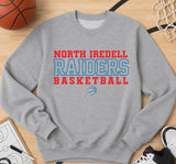 North Iredell Raiders - You Choose the Shirt Style - Shirt Color is Gray