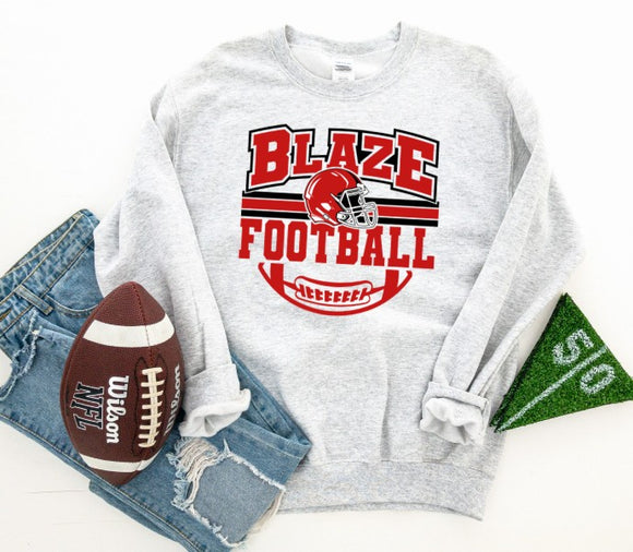 Mooresville Youth Athletics - Blaze - You Choose The Shirt Style - Shirt Color Is Gray