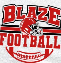 Mooresville Youth Athletics - Blaze - You Choose The Shirt Style - Shirt Color Is Gray
