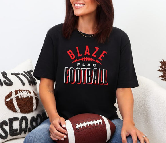 Mooresville Youth Athletics - Blaze - You Choose The Shirt Style - Shirt Color Is Black
