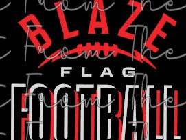 Mooresville Youth Athletics - Blaze - You Choose The Shirt Style - Shirt Color Is Black