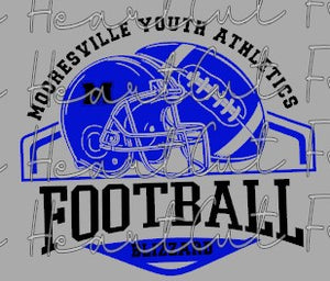 Mooresville Youth Athletics - Blizzard - You Choose The Shirt Style - Shirt Color Is Gray