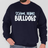 Bulldogs - Sprit Wear Store - Personalized With Your School Name & Colors