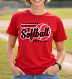 Cardinals Softball - You Choose the Shirt Style - Shirt Color Is Red