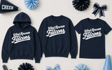West Rowan Falcons - You Choose The Shirt Style - Shirt Color is Navy