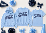 West Rowan Cheerleading - You Choose The Shirt Style - Shirt Color is Light Blue