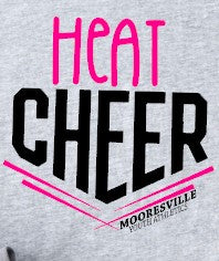 Mooresville Youth Athletics - Cheerleading Heat - You Choose The  Shirt Style - Shirt Color Is Gray