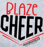 Mooresville Youth Athletics - Cheerleading Blaze - You Choose The  Shirt Style - Shirt Color Is Gray